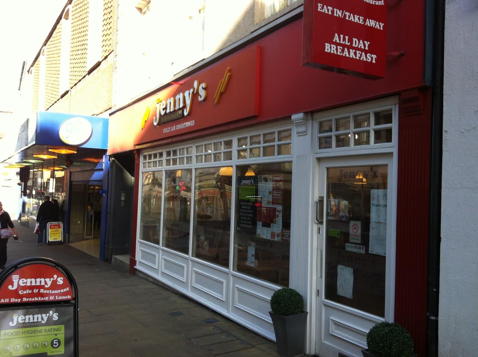 The Fry up Inspector Jenny's Cafe Northampton