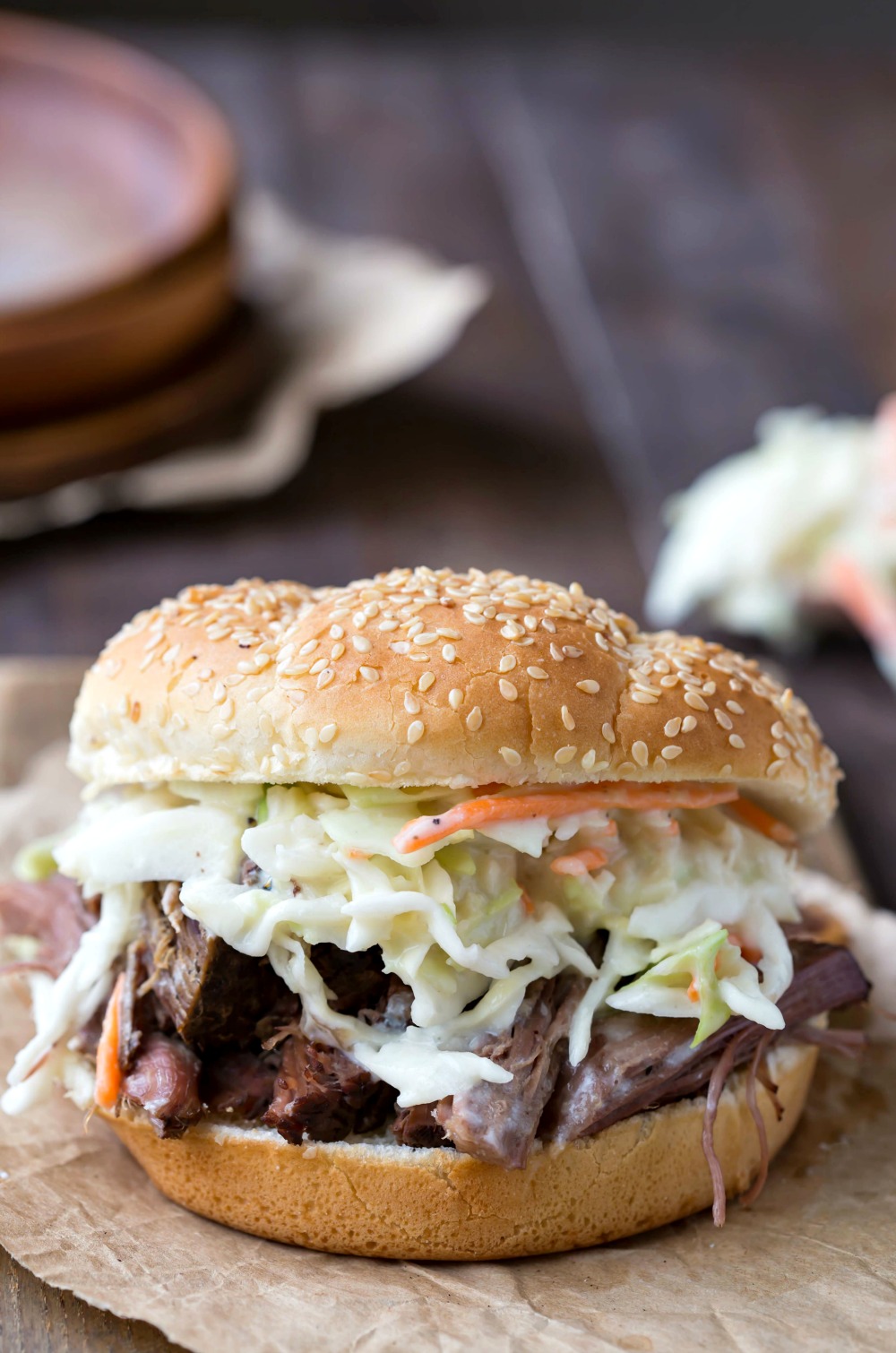 The BEST Slow Cooker Barbecued Beef Sandwiches - Slow Cooker or ...