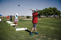 golfer driving range golfer driving range