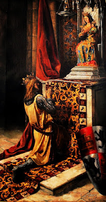 San Fernando ante Nuestra Señora de Valme - Luis Oñate - Ermita de Valme San Fernando ante Nuestra Señora de Valme - Luis Oñate - Ermita de Valme
