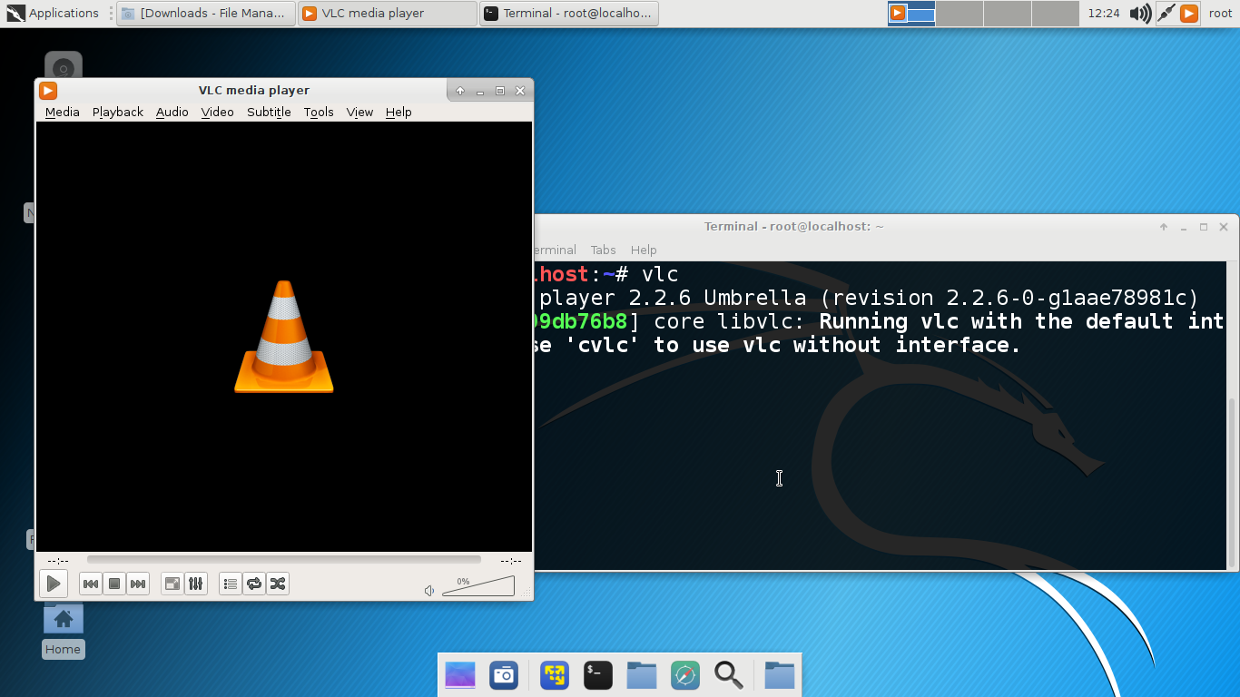 Learn Linux How to install Vlc player in Kali linux 2017.1