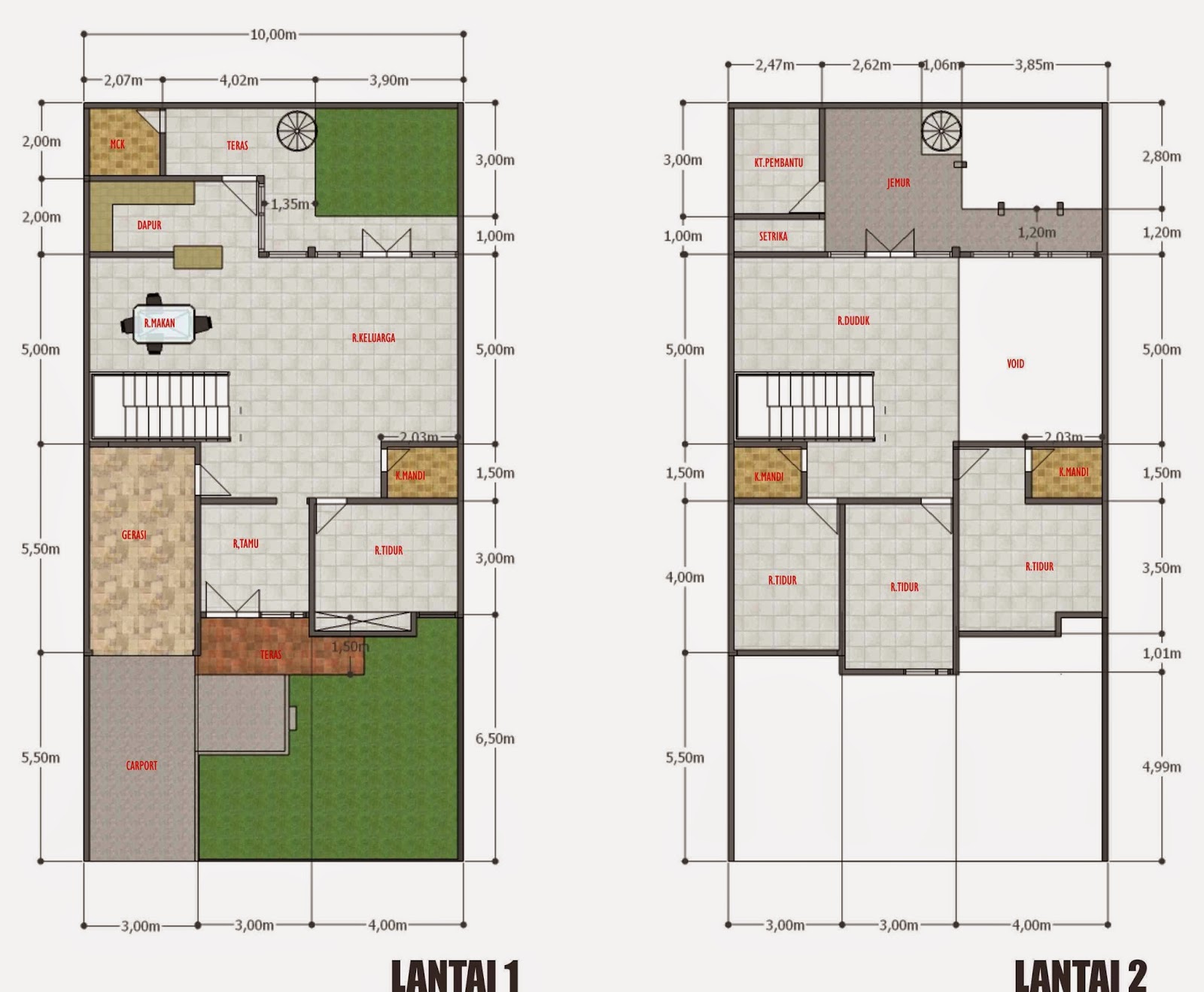 70 Desain Rumah  Minimalis Memanjang Ke  Samping  Desain 