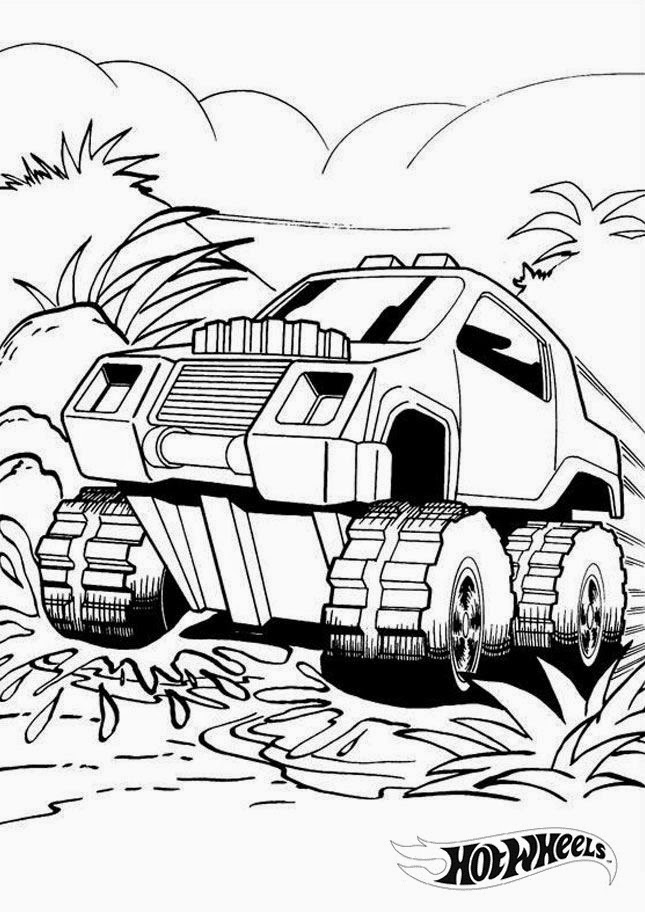 Hot Wheels Coloring Pages 27