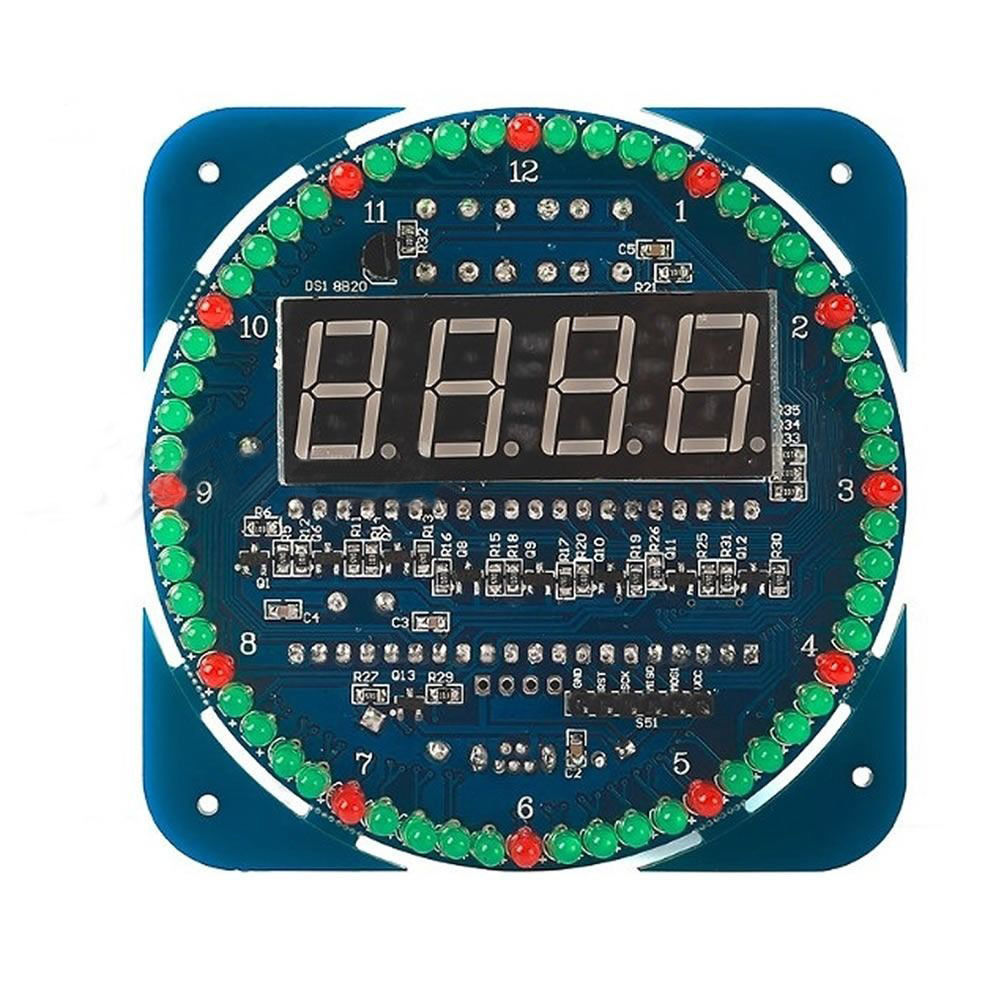 DIY clock DIYDS1302 RotatingLEDElectronicDigitalClockKit