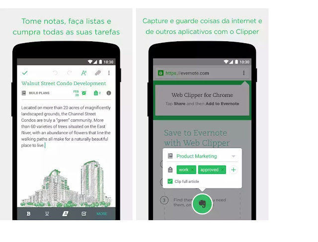 Aplicativos para blogueiras Evernote