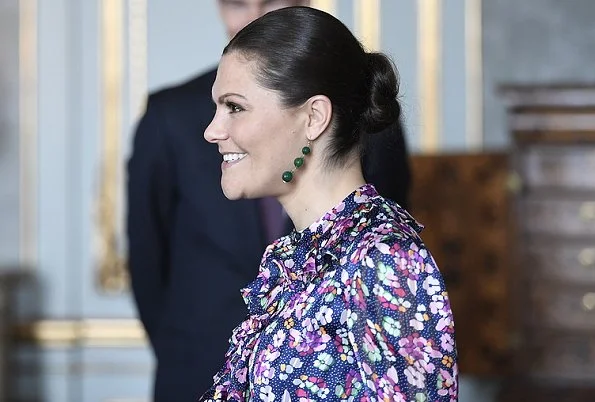 King Carl Gustaf and Crown Princess Victoria received Prime Minister Narendra Modi of India at Royal Palace. Prime Ministers at India-Nordic summit