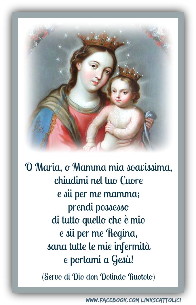 La Santa Famiglia di Nazareth PREGHIERA A MARIA SS. MADRE E REGINA