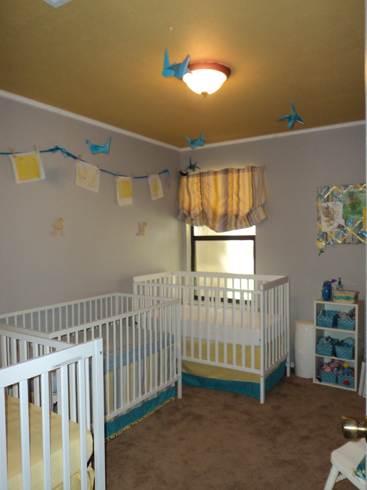 The Stepanov Family: Thursday Threes: My Triplet Nursery (on a budget)
