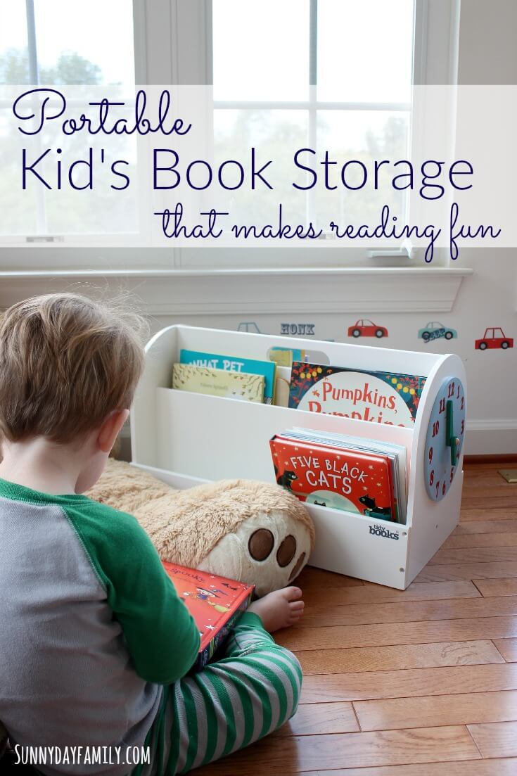 Portable Kid's Book Storage that Makes Reading Fun Sunny Day Family