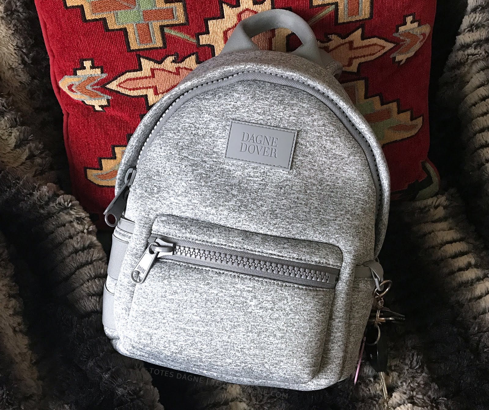 Dagne Dover Small Dakota Backpack in Gray