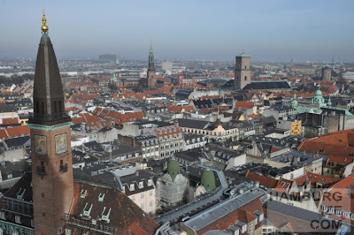 Kopenhagen - Blick vom Rathausturm