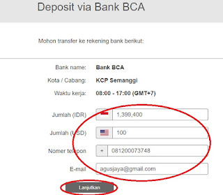 Apakah insta forex bisa depo pakai bank lokal