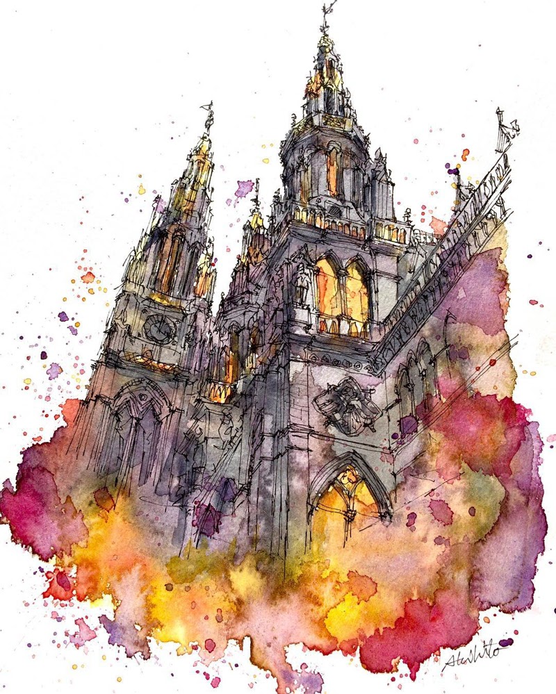 Beautiful Watercolor Paintings by Akihito Horigome from Tokyo, Japan. Beautiful Watercolor Paintings by Akihito Horigome from Tokyo, Japan.