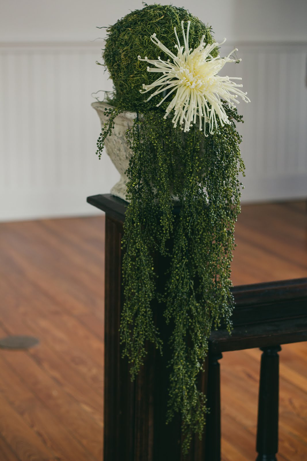 Spend Thrift Bride Moss Ball Arrangements
