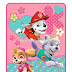 Nick Jr Paw Patrol Girls Pup Heroes Throw