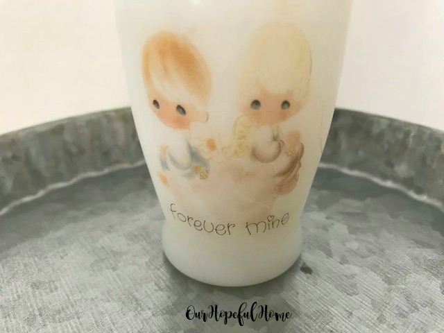 Precious Moments Forever Mine bud vase collectible 1970