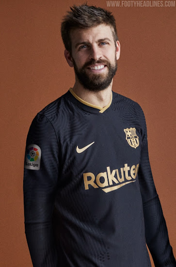 barcelona away long sleeve jersey