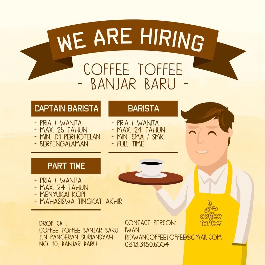 Yahya Ramadhan A JOB VACANCY