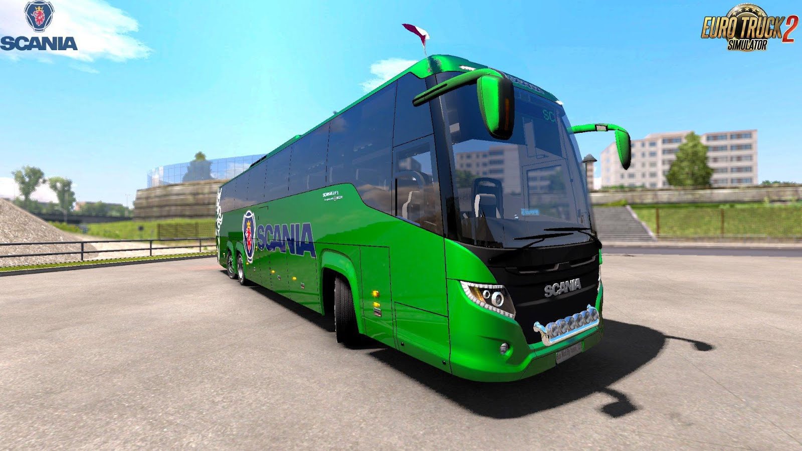 ETS 2 Scania Tur Otobüsü Modu (1.36) İndir