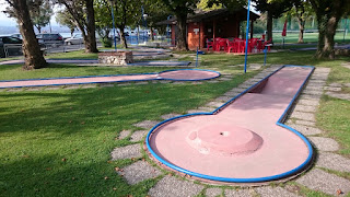Photo of the Minigolf course in Sirmione, Italy