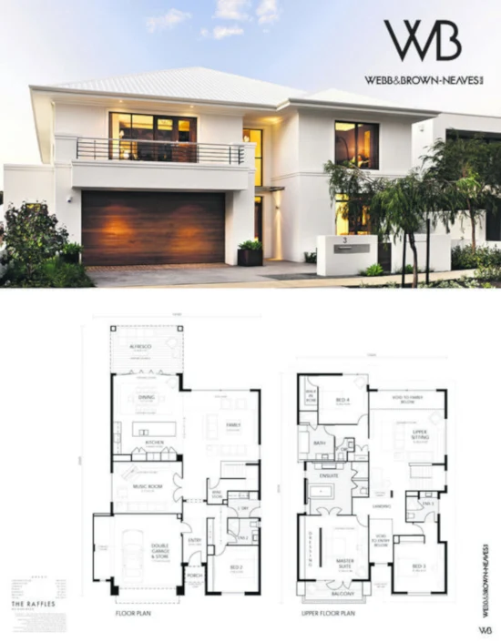 desain inspiratif rumah modern minimalis plus denah