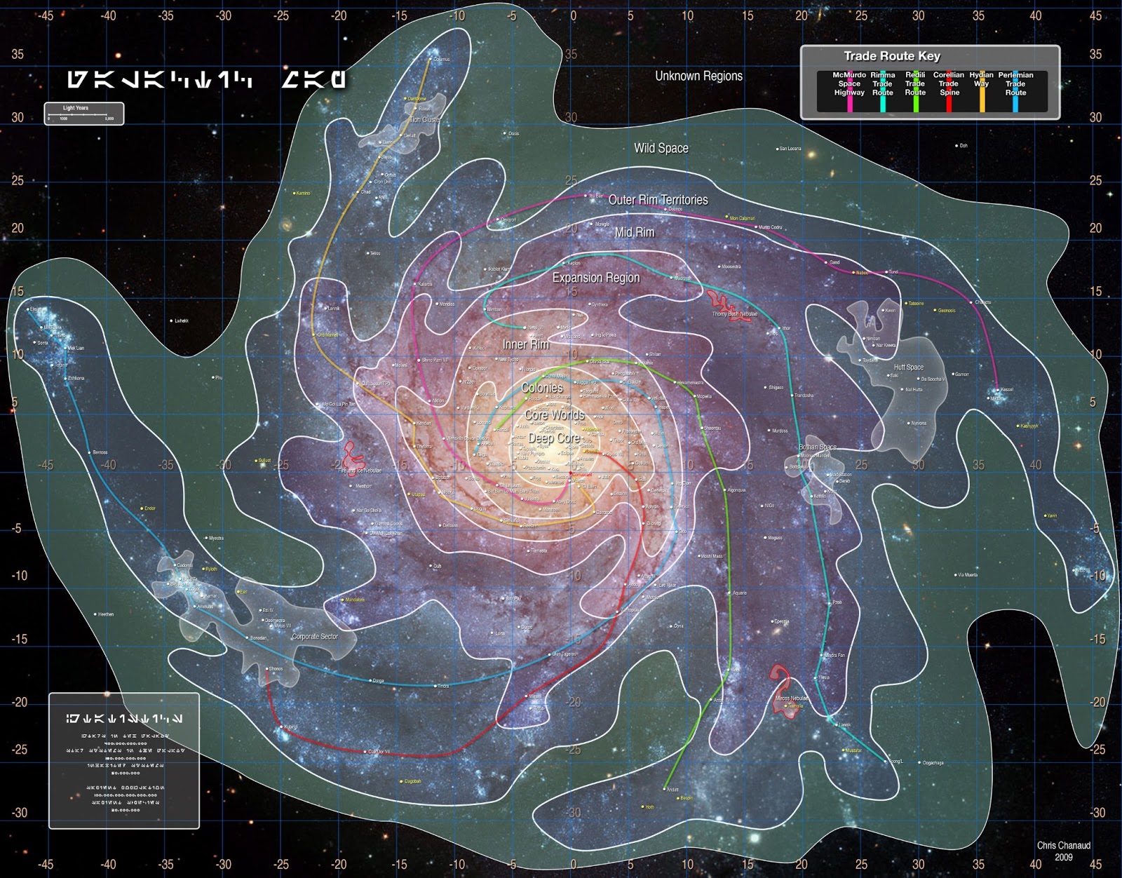 Geographic Travels Maps of Science Fiction Universes Battlestar