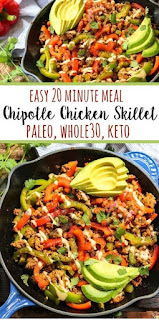 Whole30 Chipotle Chicken Skillet