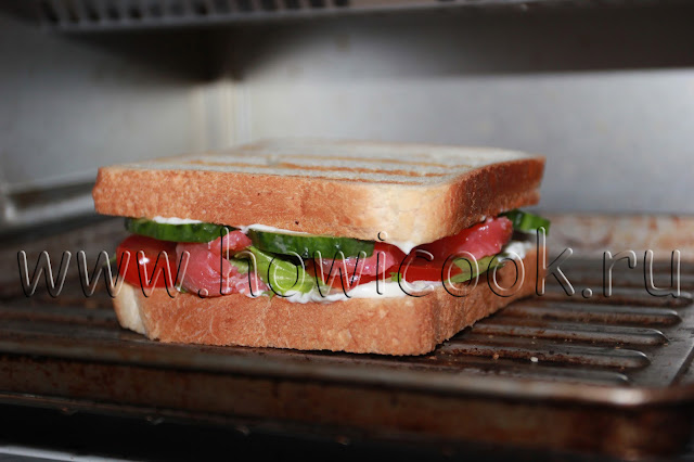 рецепт сэндвича с семгой с пошаговыми фото