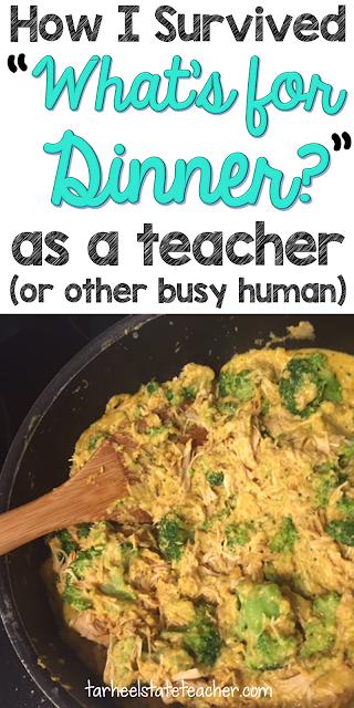 Are you a busy teacher asking "What's for dinner?" Then you're going to love the easy to implement ideas at this blog post! Real, whole foods do not have to be a dream any more. Get supper on the table with very little prep work or time. These low prep meals are sure to please the busiest teacher or mom. Whether your family is big on meat, strictly vegetarian, or any other health style - you'll find recipes and ideas here that are sure to fit your needs AND your budget! Click through for details Are you a busy teacher asking "What's for dinner?" Then you're going to love the easy to implement ideas at this blog post! Real, whole foods do not have to be a dream any more. Get supper on the table with very little prep work or time. These low prep meals are sure to please the busiest teacher or mom. Whether your family is big on meat, strictly vegetarian, or any other health style - you'll find recipes and ideas here that are sure to fit your needs AND your budget! Click through for details