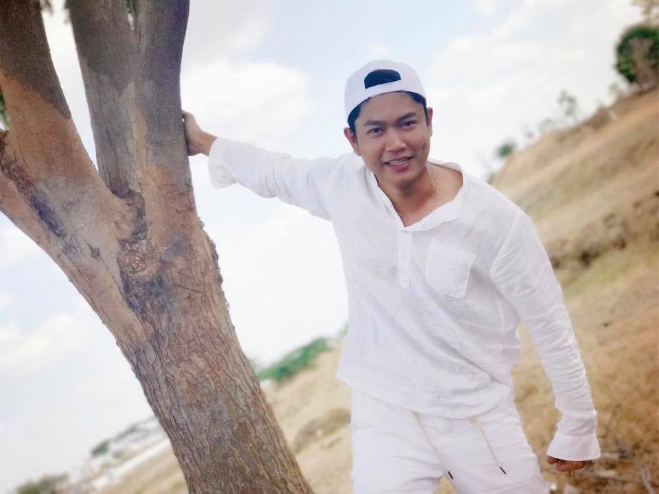 Myanmar Idol Host Kyaw Htet Aung White Outfit Fashion Snaps