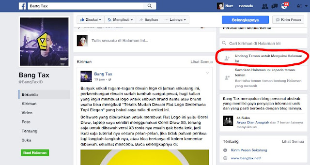 Cara Undang Massal Teman Untuk Menyukai Fanpage Facebook Cara Undang Massal Teman Untuk Menyukai Fanpage Facebook