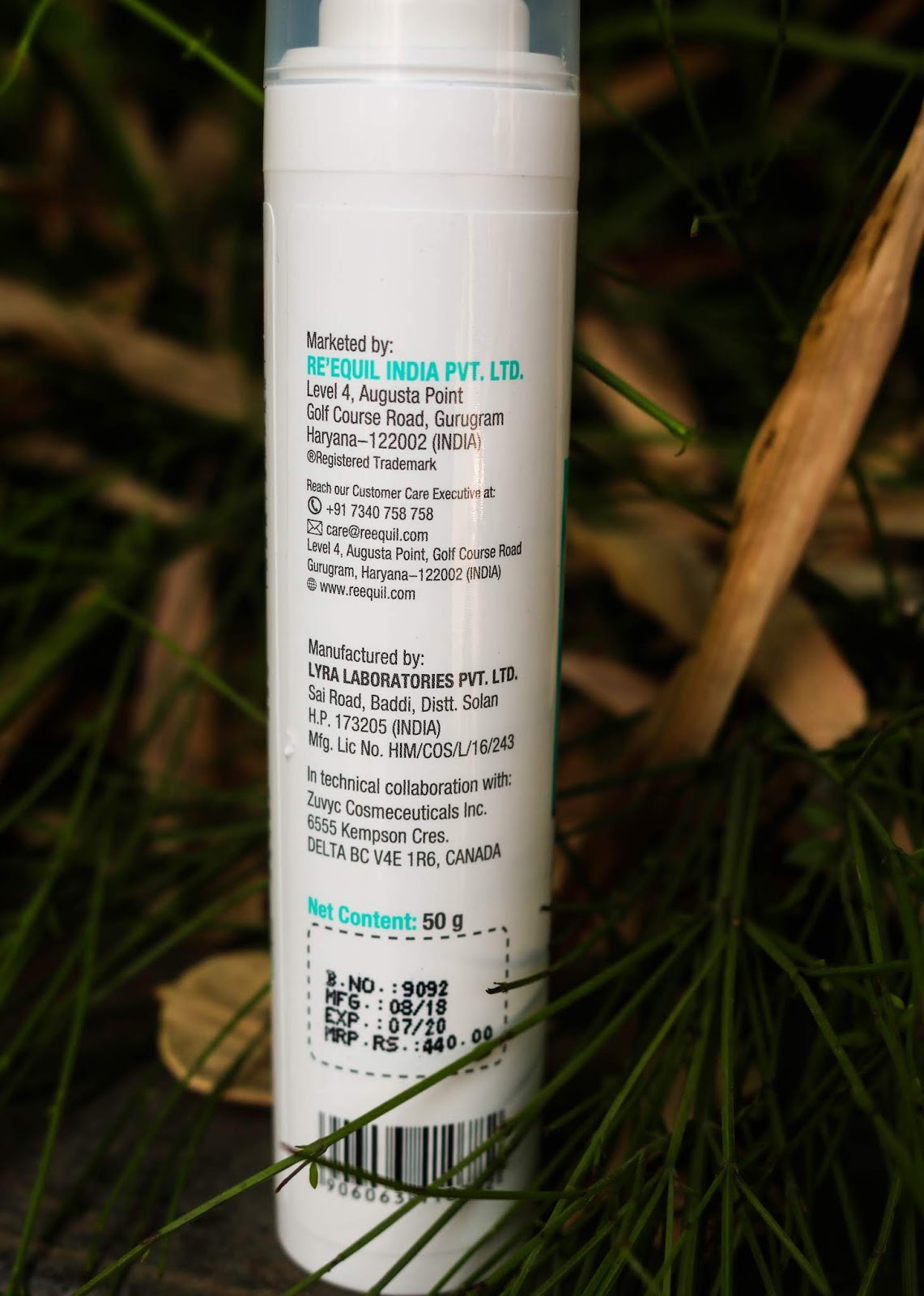 re equil moisturiser