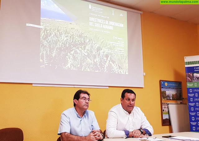 José Adrián Hernández llama a la participación en las Directrices de Ordenación del Suelo Agrario al sector de La Palma