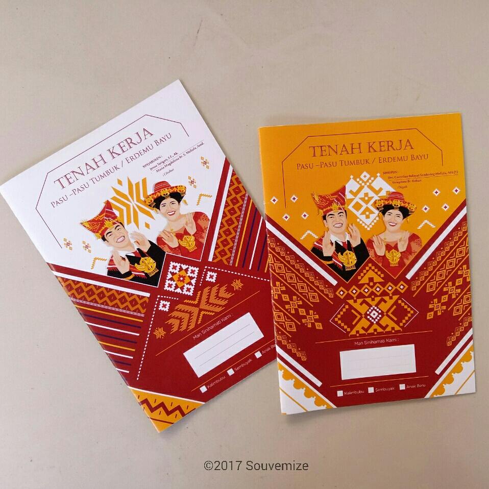 Desain Undangan Adat Karo Souvemize