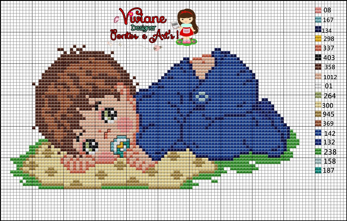 Viviane Pontos e Art's: Graficos de bebezinhos pequenos 45 de altura