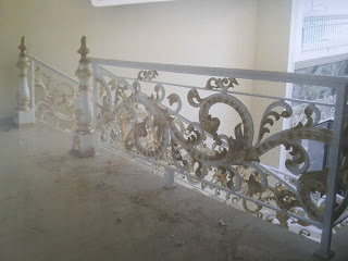 Railing Tangga Layang Tangga Klasik, Tangga Antik, Tangga Besi Tempa