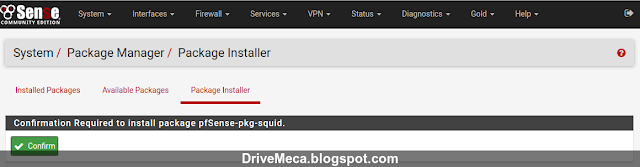 DriveMeca instalando y configurando pfSense Squid Transparent Proxy paso a paso DriveMeca instalando y configurando pfSense Squid Transparent Proxy paso a paso