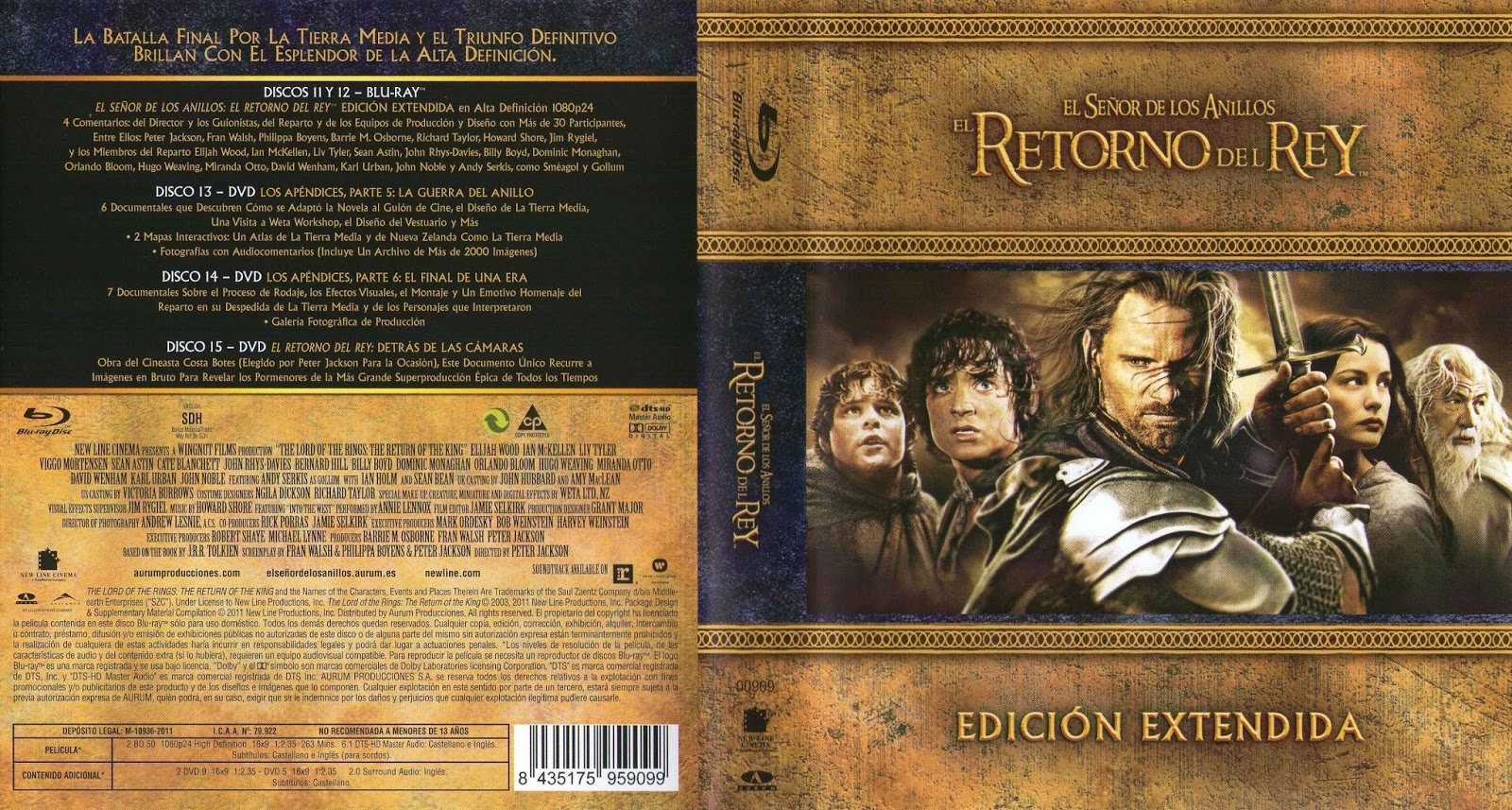El Retorno Del Rey Version Extendida EL DESCUBRIMIENTO DE LAS PELICULAS AJENAS A DISNEY: El Señor de los  Anillos: El Retorno del Rey (The Lord of the Rings: The Return of the King)