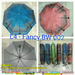Payung Mangkok Lipat 3 Bermotif Cantik Souvenir payung mangkok lipat 3 bermotif cantik souvenir