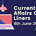 Current Affairs One-Liner: 8th June 2020