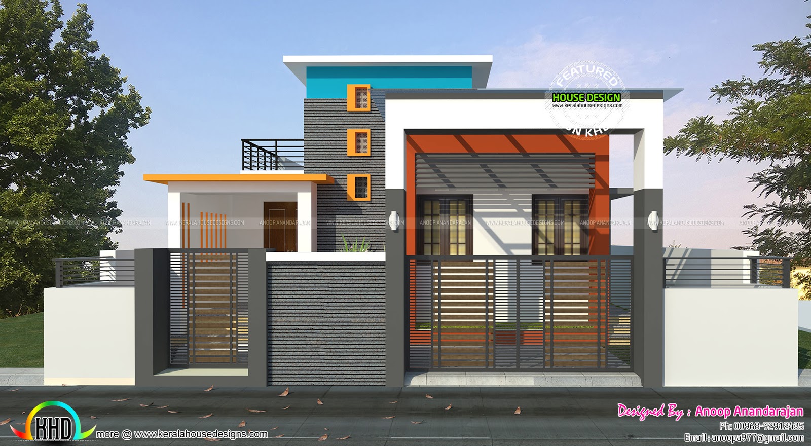 800 Sq-Ft Home With Blueprint - Kerala Home Design And Floor Plans - 9K+  House Designs