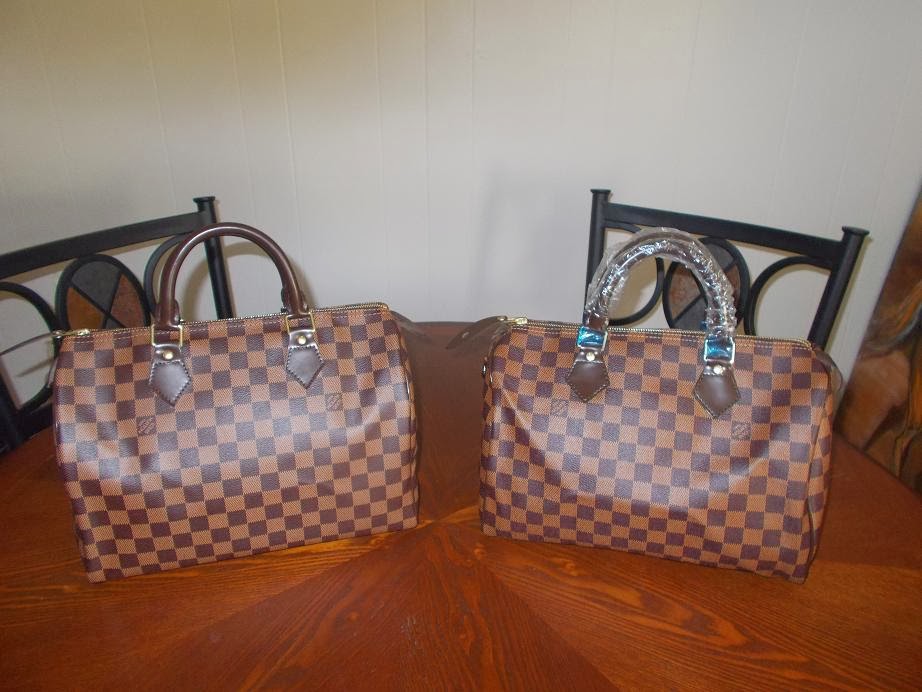 Purse Princess: Authentic vs Rep LV Damier Ebene Speedy 30