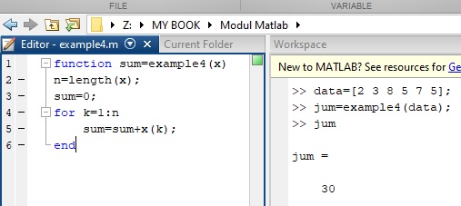 function matlab function matlab