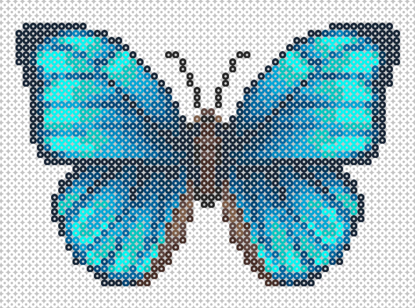 Creaciones de Hama Beads Mariposas Hama Beads