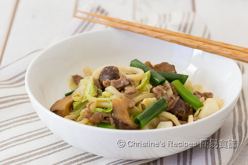 Pan-Fried Udon with Pork and Cabbage03