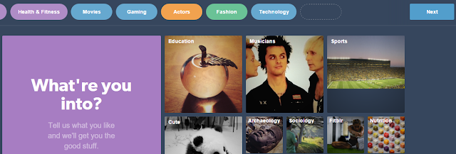 select tumblr categories