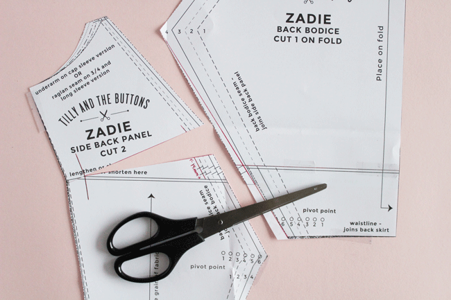 Fitting the Zadie dress - Tilly and the Buttons
