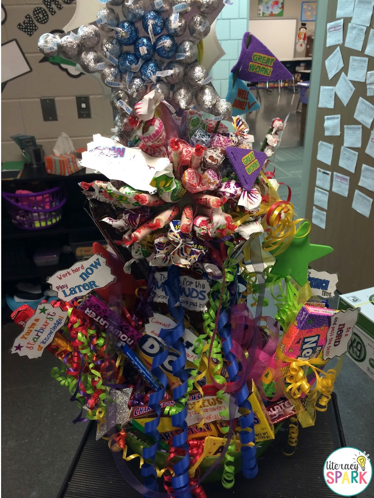 Candy & Snack Motivational Test Phrases Literacy Spark