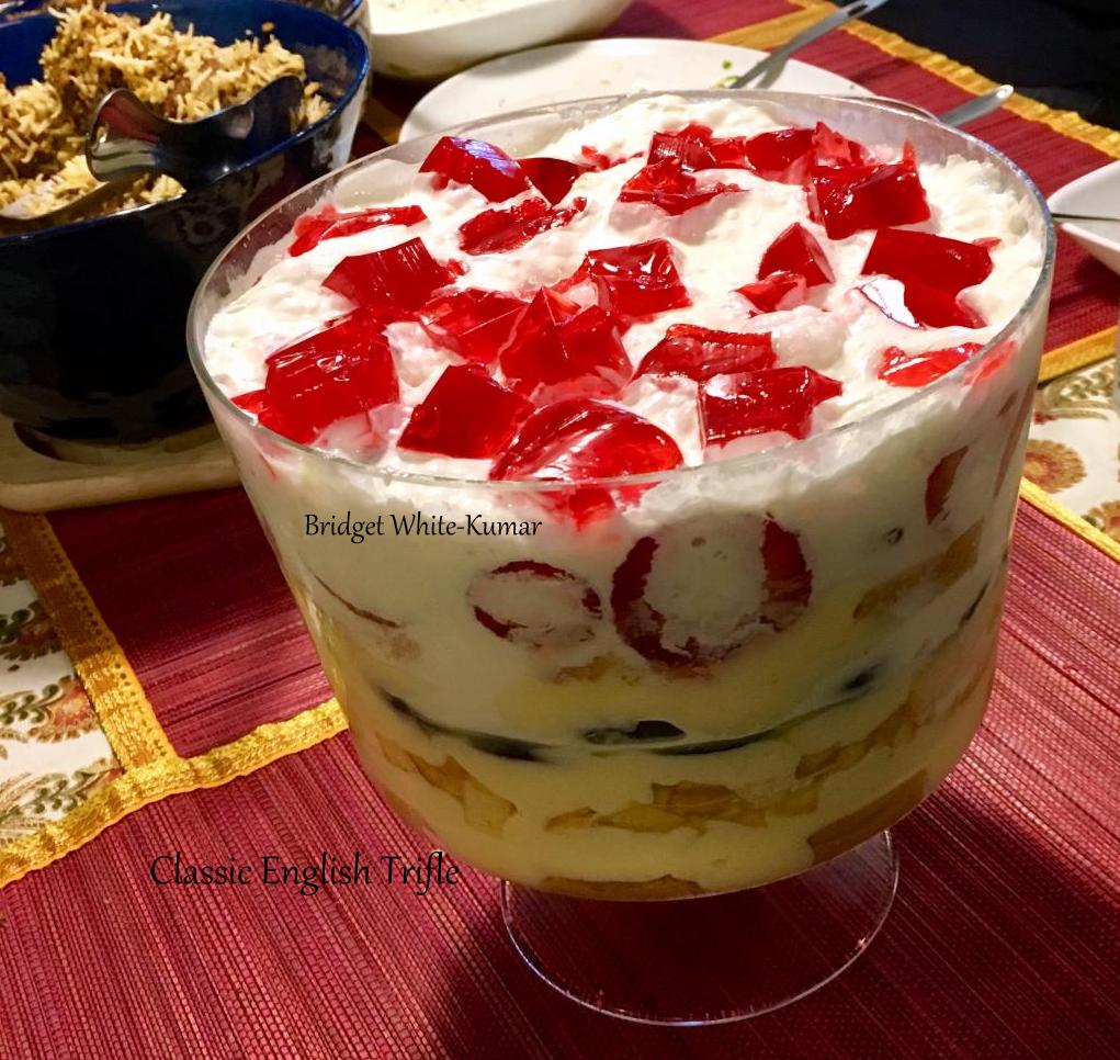 ANGLOINDIAN CUISINE TRIFLE PUDDING