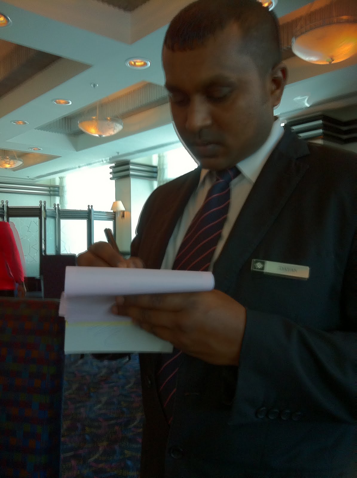 Qatar Culture Club CHOPSTICKS Restaurant in Wyndham Hotel An unusual